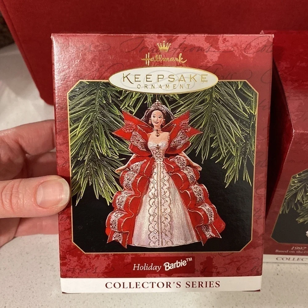 Barbie Hallmark 1997 Keepsake Collector Series Club Series Ornaments